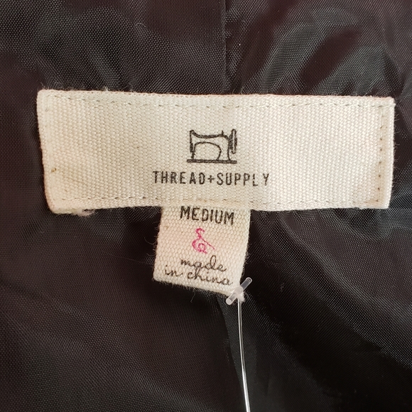 Nordstrom Thread & Supply Fleece Sherpa Peacoat - Picture 8 of 10